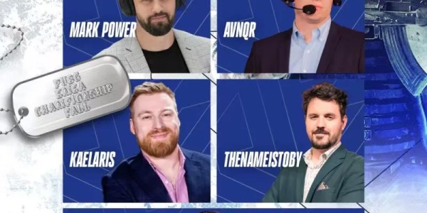 PUBG欧美社媒更新：PEC秋季赛解说分析阵容